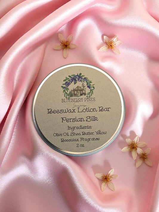 Beeswax Lotion Bar Persian Silk