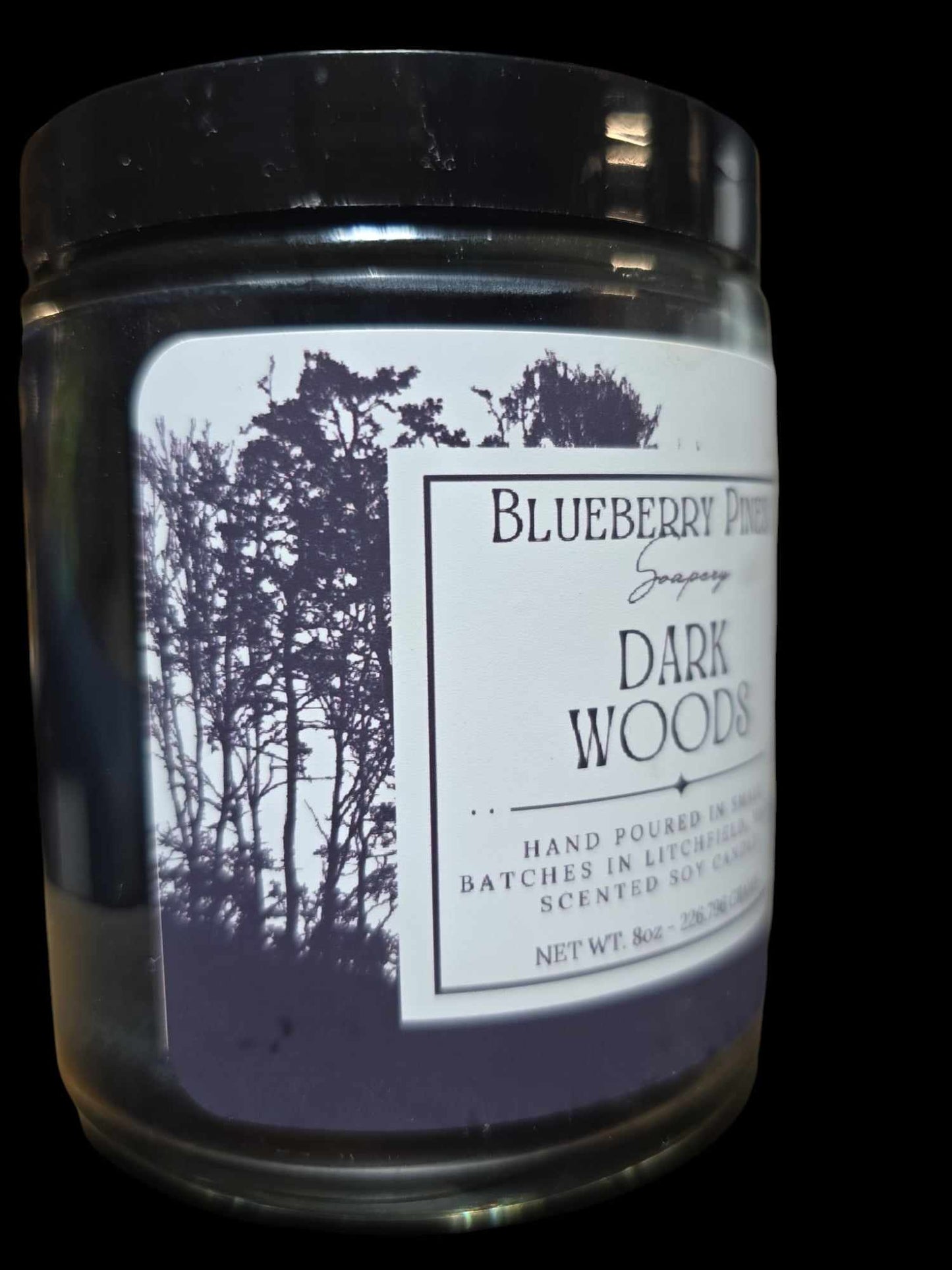 Dark Woods captures the mysterious allure of a midnight forest with its rich blend of black cypress and cedar. Earthy and sophisticated, this candle layers deep woodsy notes with a hint of smoky spice, evoking the calm stillness of ancient trees and the rugged warmth of cedar bark. Perfect for creating an atmosphere of quiet strength and natural elegance, Dark Woods invites you to experience the tranquil embrace of nature's darkest woods.

8oz

All of our candles are hand-poured in small batches. 